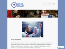 Tablet Screenshot of oncecoach.com